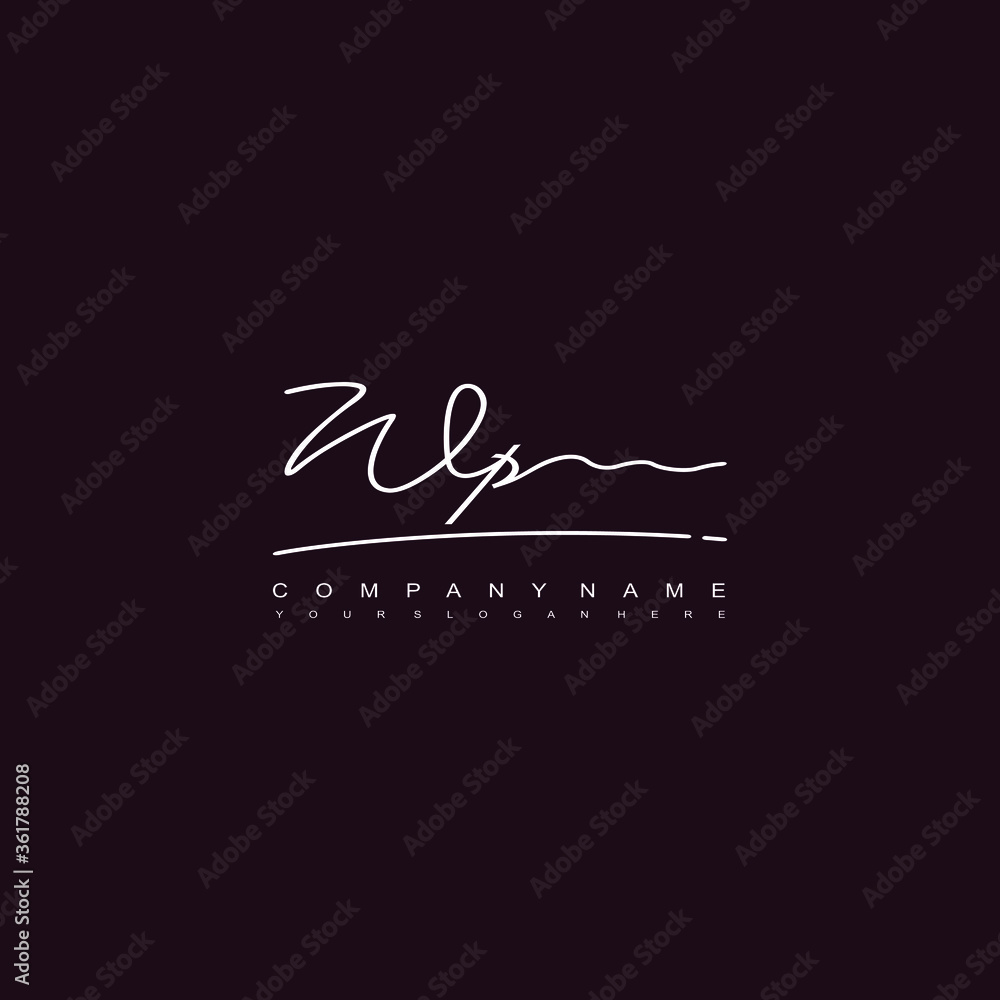 WP initials signature logo. Handwriting logo vector templates. Hand drawn Calligraphy lettering Vector illustration.
WP initials signature logo. Handwriting logo vector templates. Hand drawn Calligraphy lettering Vector illustration.