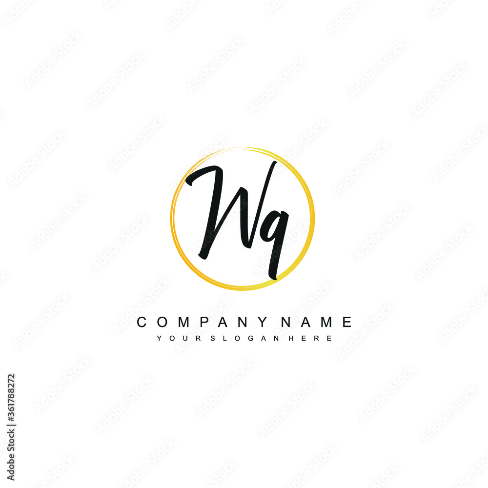 WQ initials signature logo. Handwriting logo vector templates. Hand drawn Calligraphy lettering Vector illustration.
WQ initials signature logo. Handwriting logo vector templates. Hand drawn Calligraphy lettering Vector illustration.