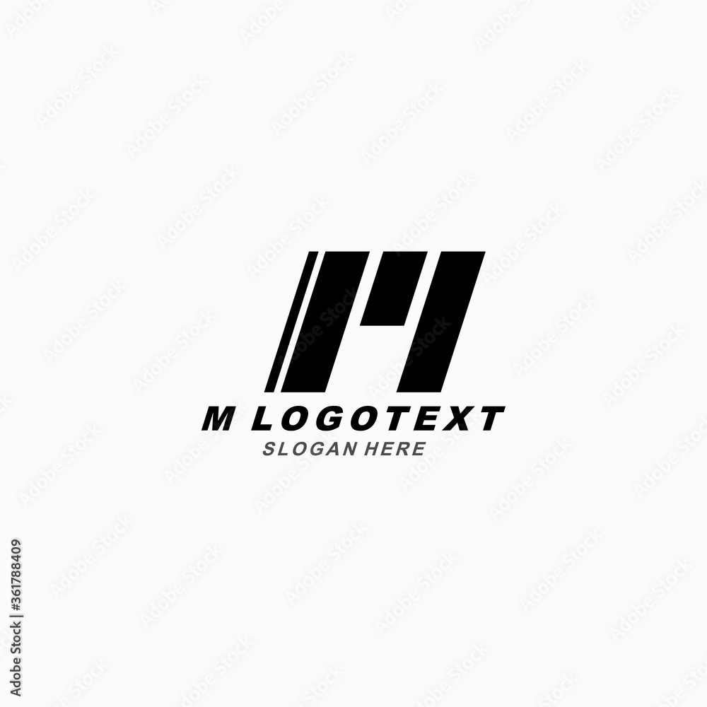M Letter Logo Template, Logo Icons, Letter Icons