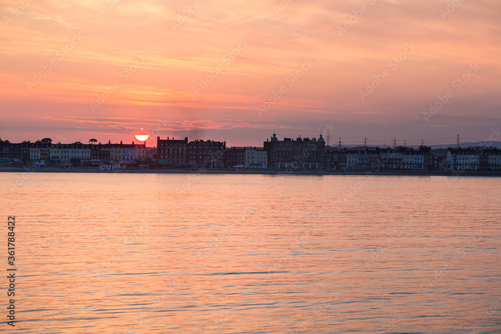 Weymouth Harbour at Sunset