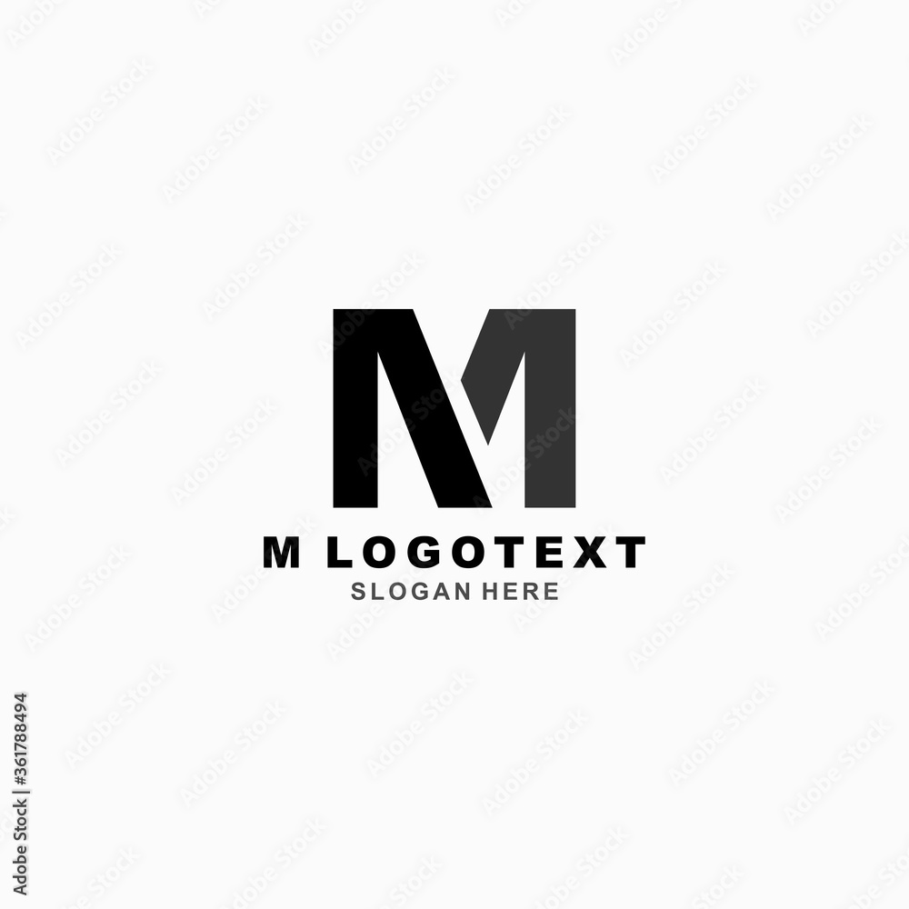 M Letter Logo Template, Logo Icons, Letter Icons