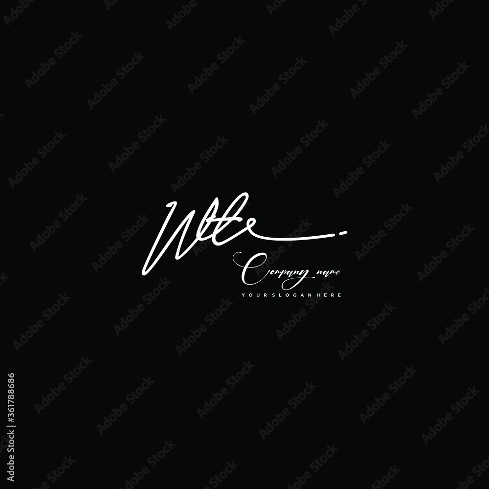 WT initials signature logo. Handwriting logo vector templates. Hand drawn Calligraphy lettering Vector illustration.
WT initials signature logo. Handwriting logo vector templates. Hand drawn Calligraphy lettering Vector illustration.