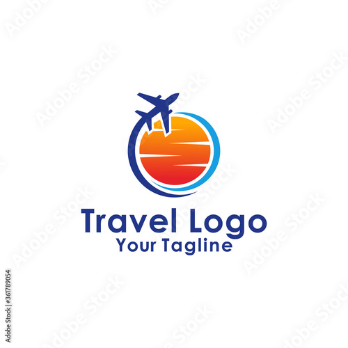 Travel logo icon vector design illustration