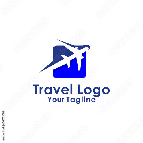 Travel logo icon vector design illustration
