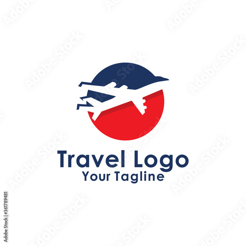 Travel logo icon vector design illustration