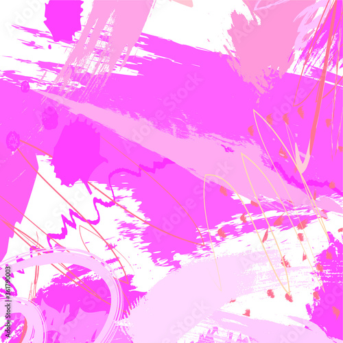 Abstract colorful  paint brush and  scribble lines pattern background. colorful  nice brush strokes and hand drawn background.  beautiful grunge and stripes  background. cute kids sketch drawing