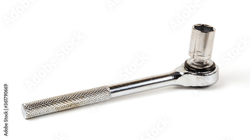 Single socket spanner wrench on a white surface