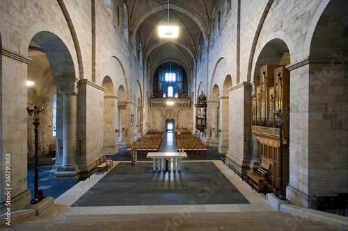 Beautiful interior of the Cathedral in Lund  Sweden.