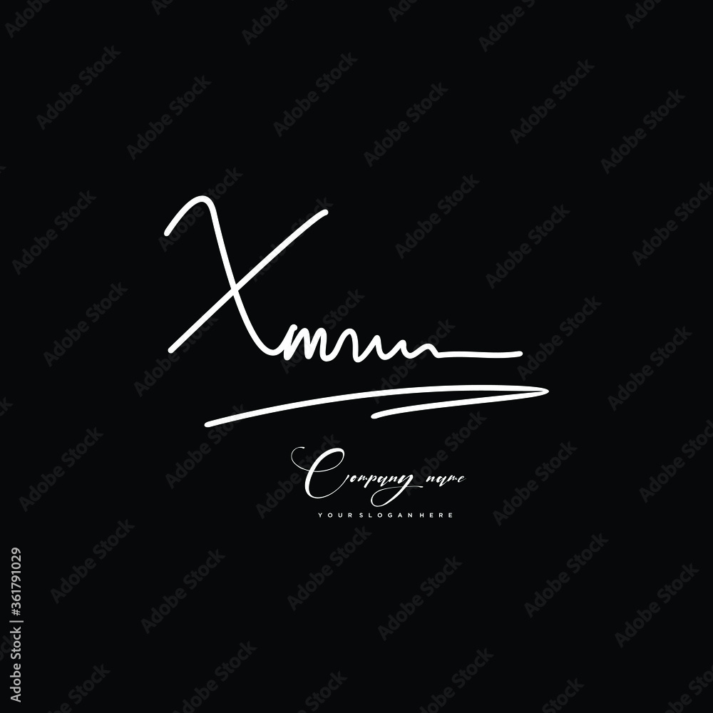 XM initials signature logo. Handwriting logo vector templates. Hand drawn Calligraphy lettering Vector illustration.
XM initials signature logo. Handwriting logo vector templates. Hand drawn Calligraphy lettering Vector illustration.