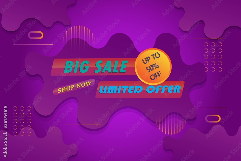 big sale background banner