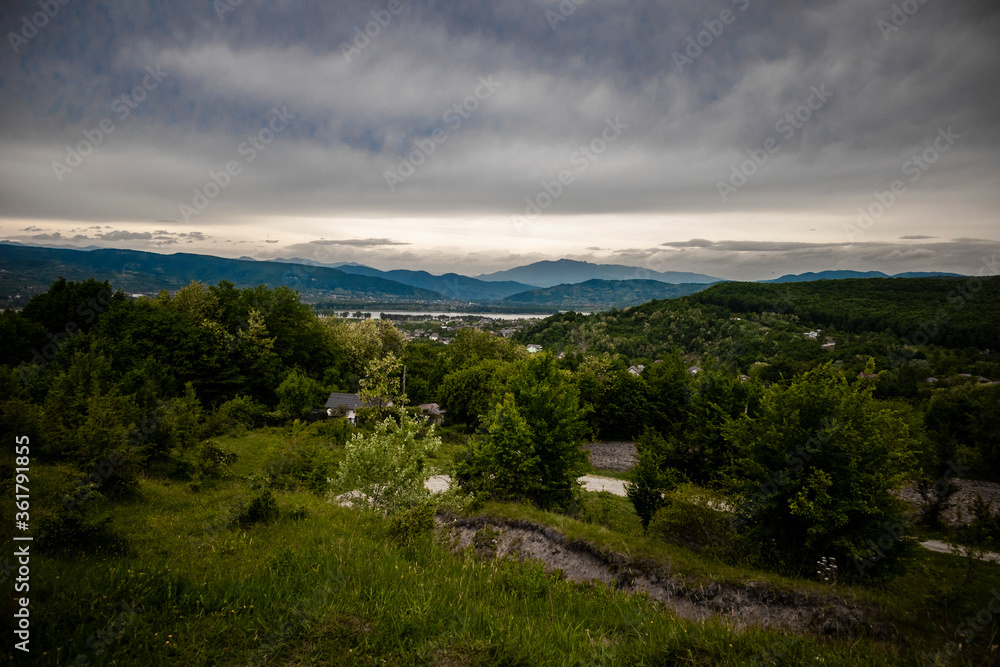 Fototapeta premium landscape of the mountains