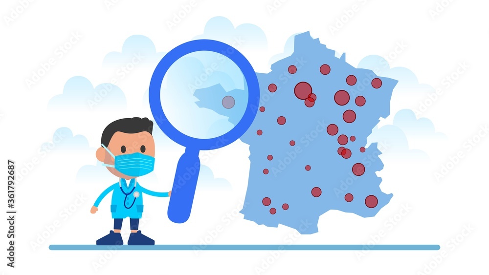 Сoronavirus outbreaks in the France.
