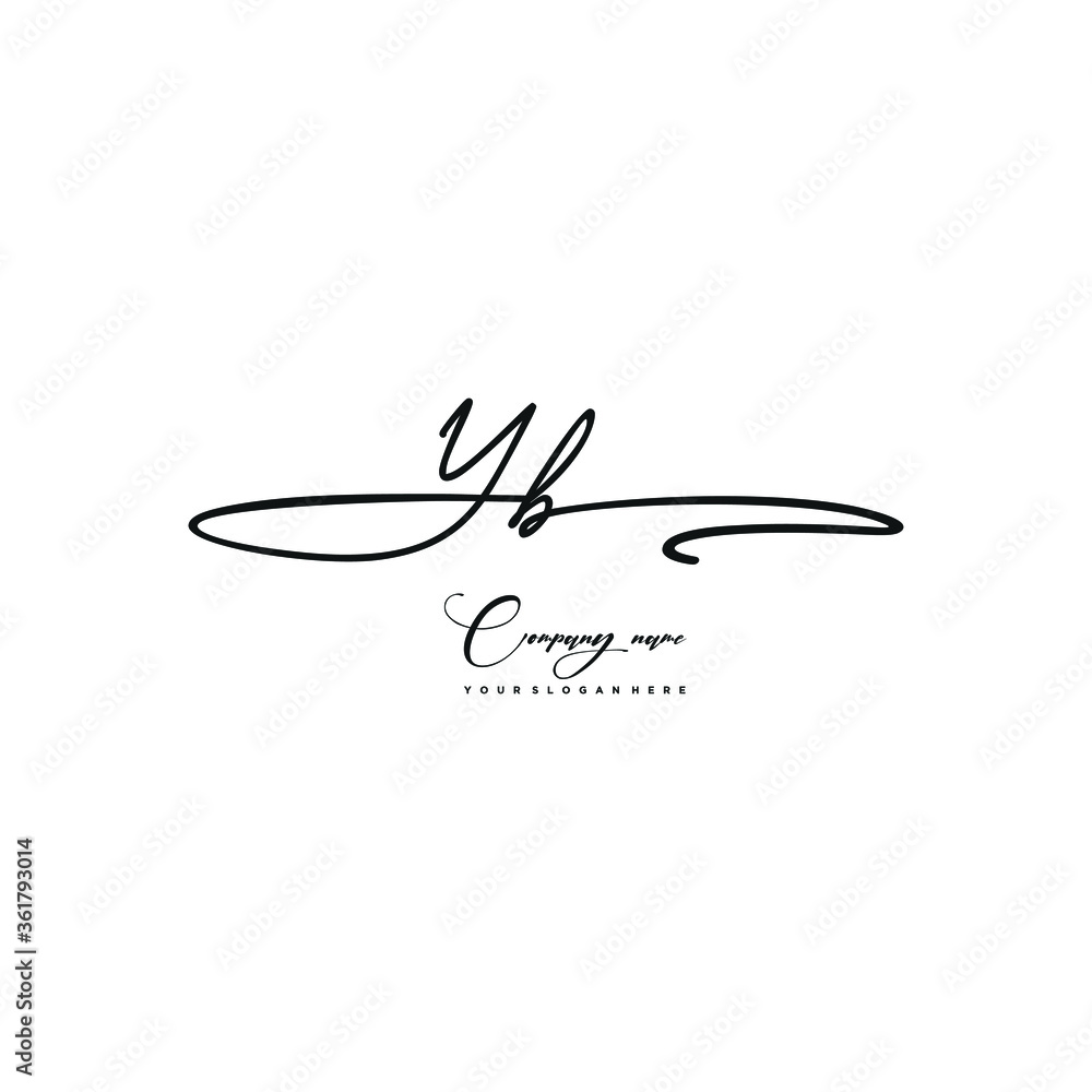 YB initials signature logo. Handwriting logo vector templates. Hand drawn Calligraphy lettering Vector illustration.
YB initials signature logo. Handwriting logo vector templates. Hand drawn Calligraphy lettering Vector illustration.