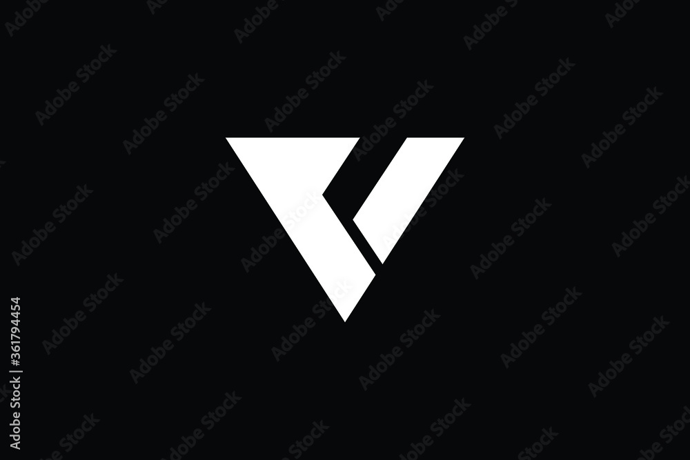 Minimal elegant monogram art logo. Outstanding professional trendy awesome artistic V initial based Alphabet icon logo. Premium Business logo White color on black background Minimal elegant monogram art logo. Outstanding professional trendy awesome artistic V initial based Alphabet icon logo. Premium Business logo White color on black background