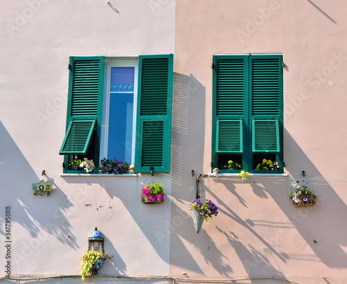  the village of Porto Maurizio with its historic buildings Imperia Italy