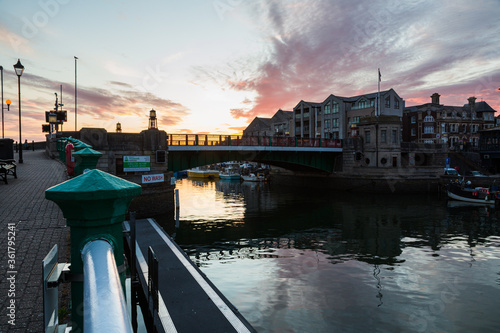 Weymouth Harbour at Sunset
