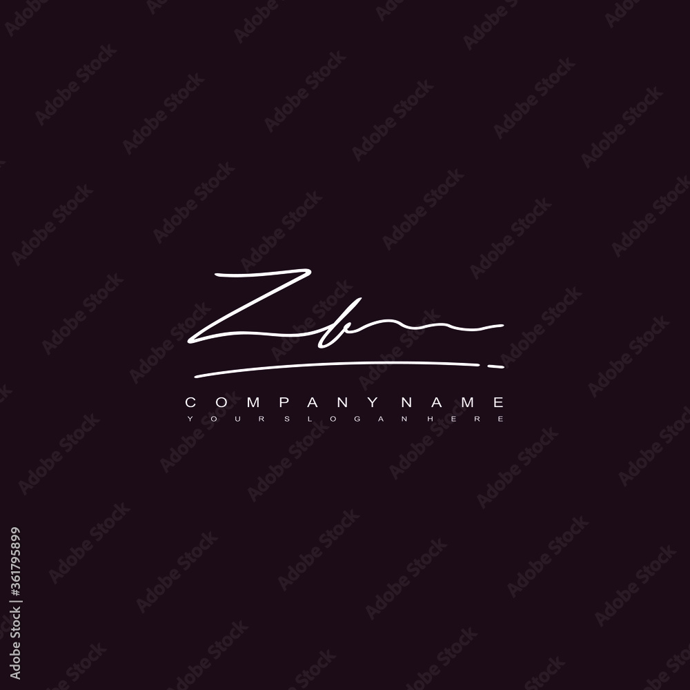 ZB initials signature logo. Handwriting logo vector templates. Hand drawn Calligraphy lettering Vector illustration.
ZB initials signature logo. Handwriting logo vector templates. Hand drawn Calligraphy lettering Vector illustration.