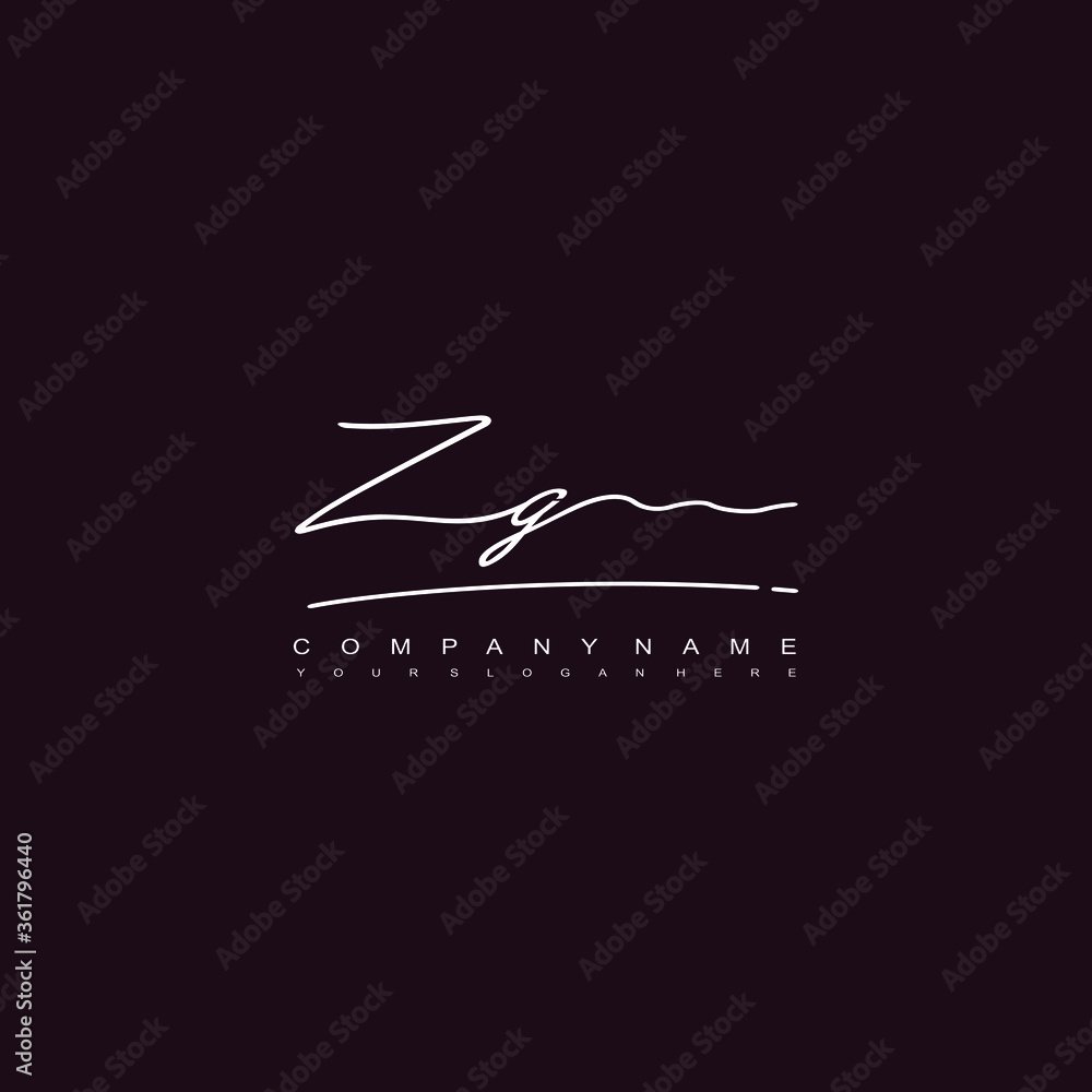 ZG initials signature logo. Handwriting logo vector templates. Hand drawn Calligraphy lettering Vector illustration.
ZG initials signature logo. Handwriting logo vector templates. Hand drawn Calligraphy lettering Vector illustration.