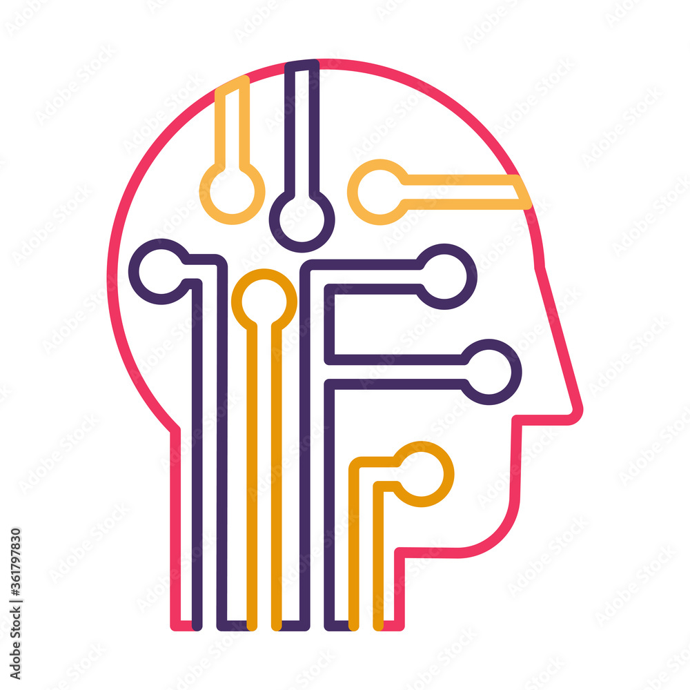Intelligence, knowledge and education thin line vector icon Intelligence, knowledge and education thin line vector icon