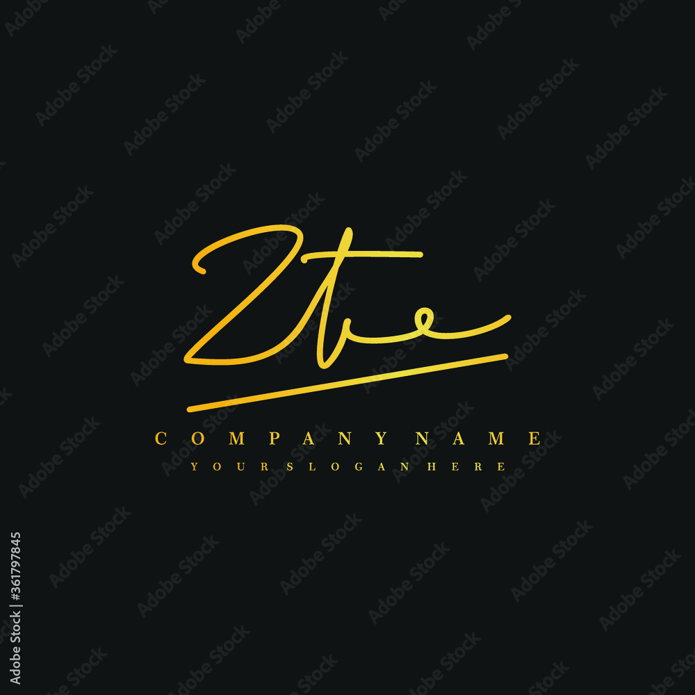 ZT initials signature logo. Handwriting logo vector templates. Hand drawn Calligraphy lettering Vector illustration.
ZT initials signature logo. Handwriting logo vector templates. Hand drawn Calligraphy lettering Vector illustration.