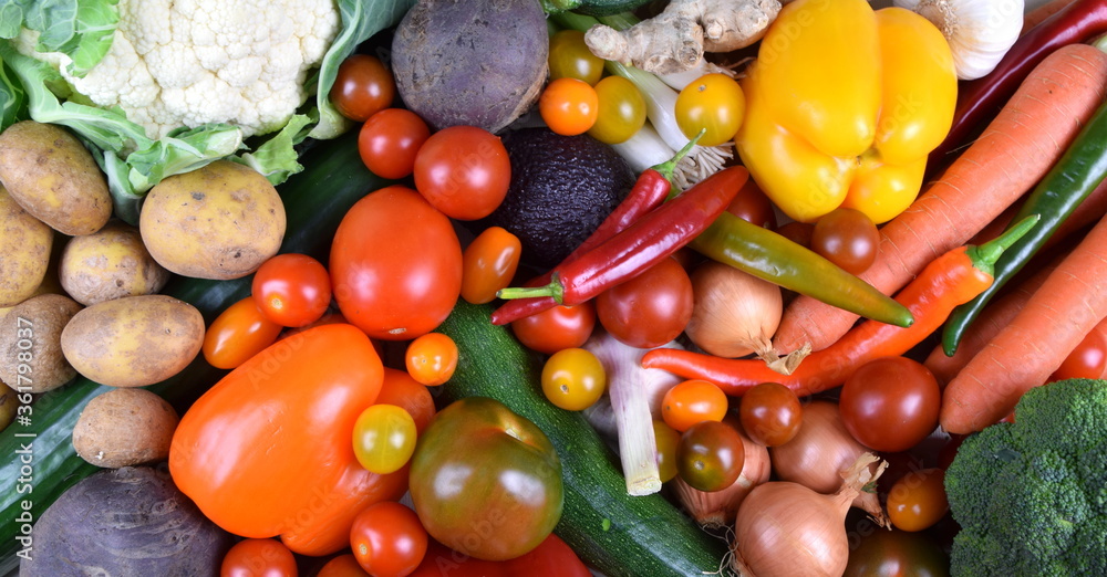 fresh vegetables - ready for cooking fresh vegetables - ready for cooking