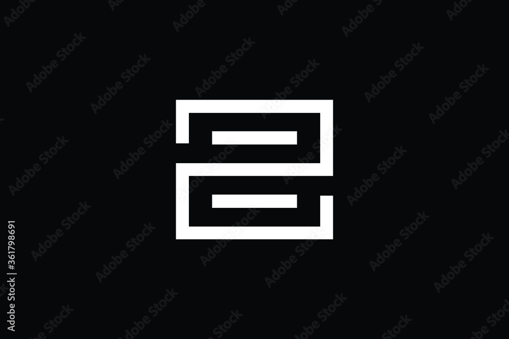 Minimal elegant monogram art logo. Outstanding professional trendy ...
