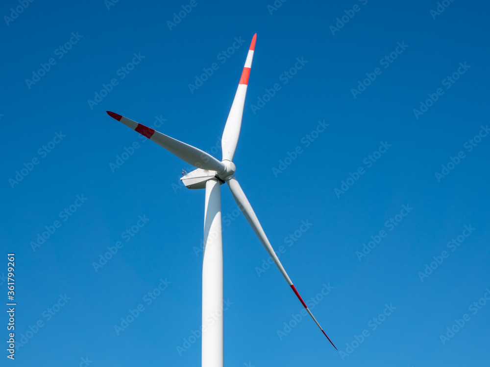 Windrad Blauer Himmel Hintergrund Windrad Blauer Himmel Hintergrund