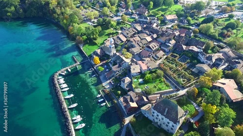 Village d'yvoire, Lac Léman, Haute-Savoie, France