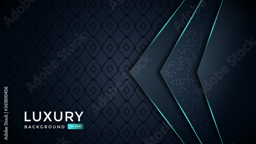 Premium luxury background with pettern on background. Vector premium background for banner, wallpaper. Eps10