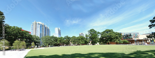 Принти на полотні Downtown Raleigh from Moore Square Park