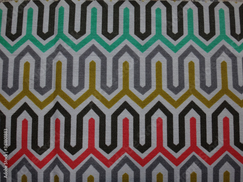 colorful background on vintage fabric
