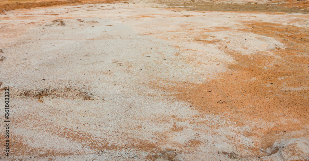 Salty soil Salty soil