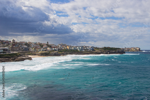 view of the sea and city of Sydney