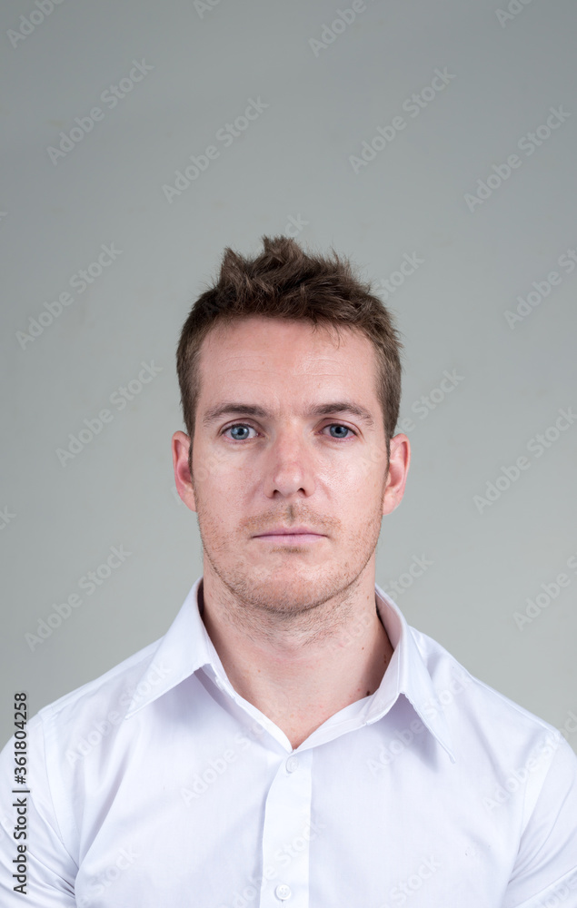 Face of handsome businessman wearing casual clothing Face of handsome businessman wearing casual clothing