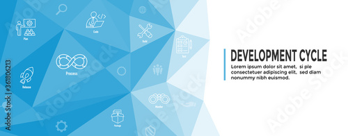 Development Operations & Life Cycle - DevOps Icon