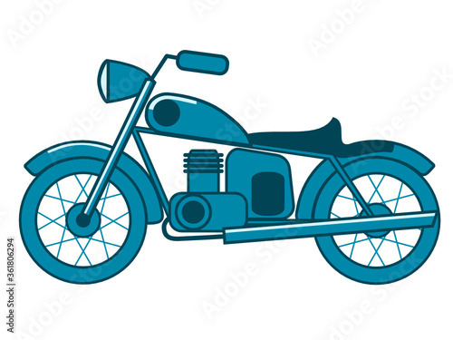 vintage motor bike