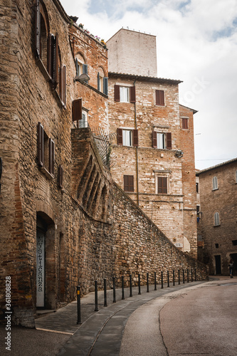 a corner of the historic center of Perugia with its peculiar medieval character