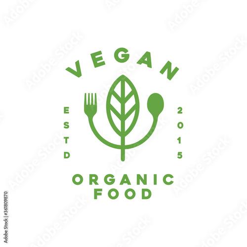 Healthy Food Logo Design Template