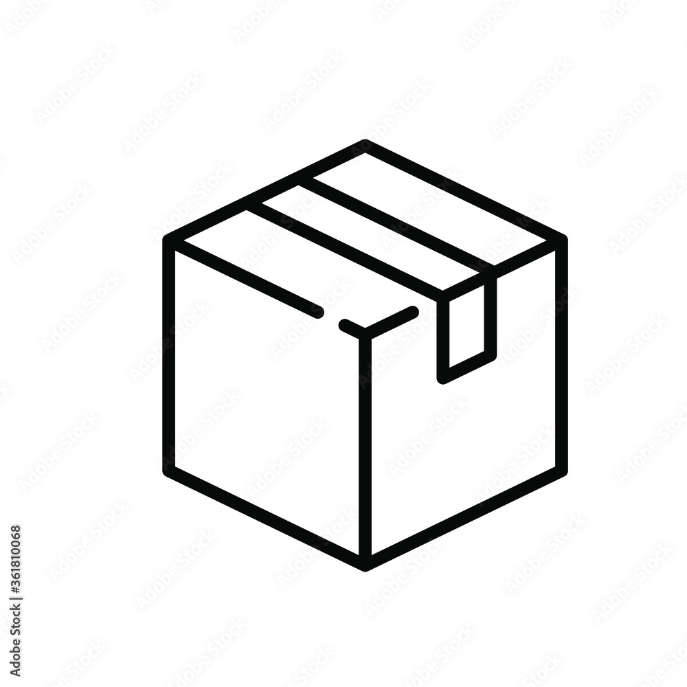 Box, Package, Parcel Isolated Flat Web Mobile Icon / Vector / Sign / Symbol Box, Package, Parcel Isolated Flat Web Mobile Icon / Vector / Sign / Symbol
