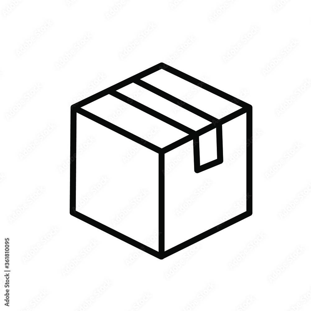 Box, Package, Parcel Isolated Flat Web Mobile Icon / Vector / Sign / Symbol Box, Package, Parcel Isolated Flat Web Mobile Icon / Vector / Sign / Symbol