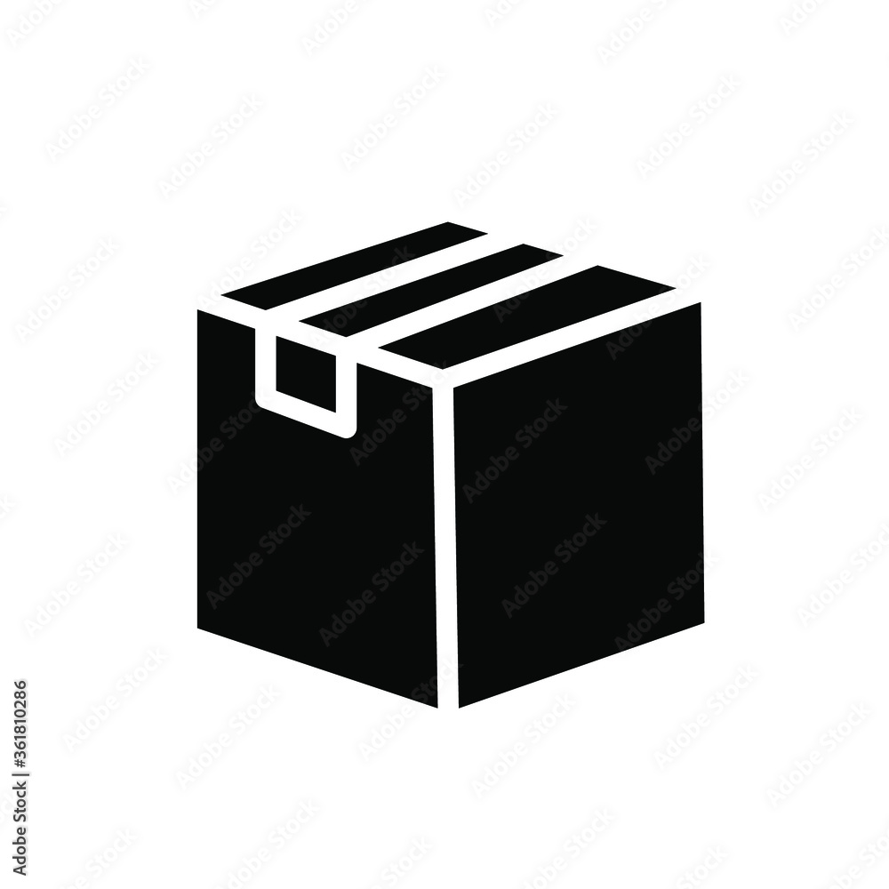Box, Package, Parcel Isolated Flat Web Mobile Icon / Vector / Sign / Symbol Box, Package, Parcel Isolated Flat Web Mobile Icon / Vector / Sign / Symbol