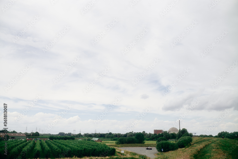 Obraz premium Elbstrand Bassenfleth in Hollern-Twielenfleth