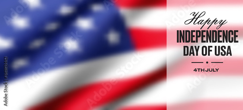 Independence day in America 4 th July poster design.