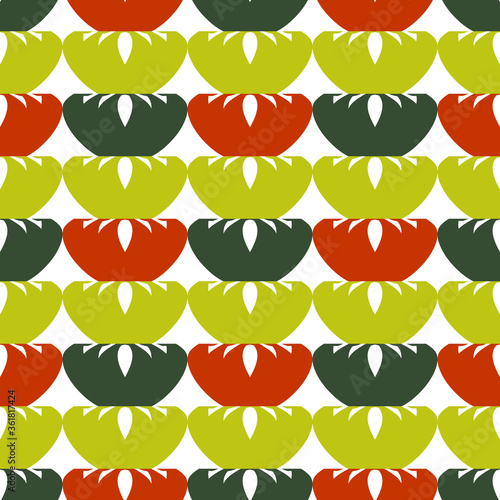 Bright seamless pattern with colored geometric elements.