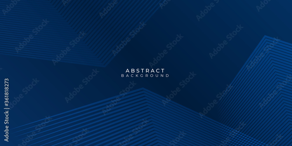 Fototapeta premium Abstract background dark blue lines stripes pattern with modern corporate concept.