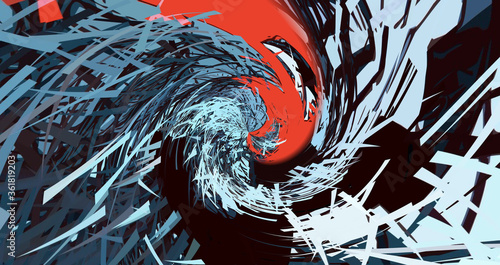 Abstract Graphic Elements for background