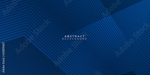 Abstract background dark blue lines stripes with modern corporate concept.