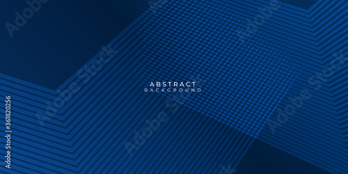 Blue lines background with abstract wave spiral modern element for banner, presentation design and flyer