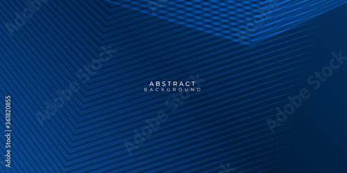 Modern paper layer lines pattern blue abstract background. Curves and lines use for banner, cover, poster, wallpaper, design with space for text.