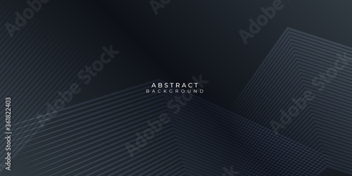 Modern black metal lines arrow backdrop. Vector illustration design for presentation, banner, cover, web, flyer, card, poster, game, texture, slide, magazine, and powerpoint. 